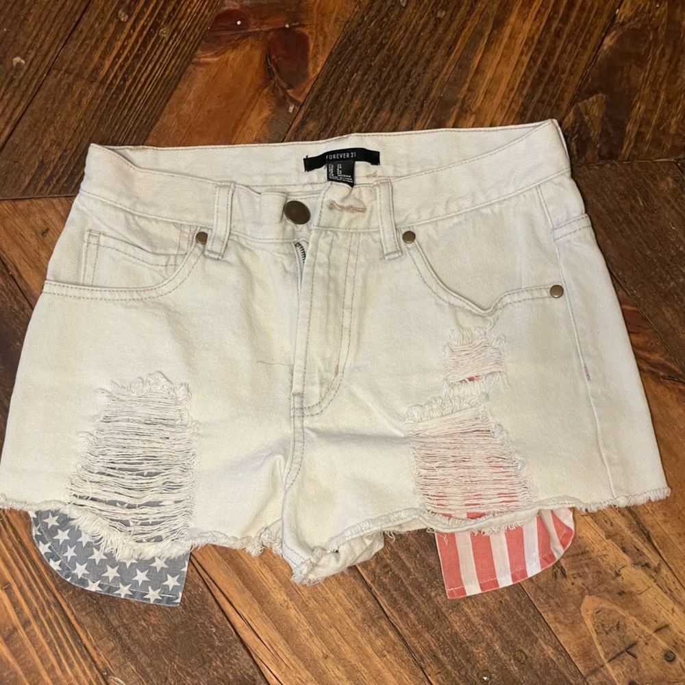 Forever 21 American Flag Shorts